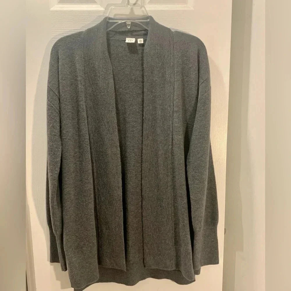 Gap Open Front Wool Blend Cardigan Size Petite Small